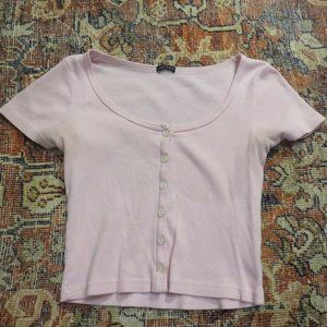 Brandy Melville Zelly Top / Pink / One Size (XS/S)